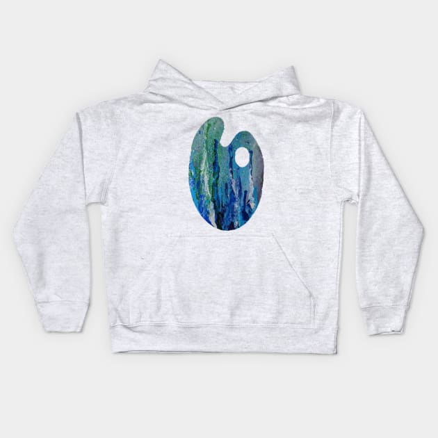 Paint Palette Kids Hoodie by cgouge.art